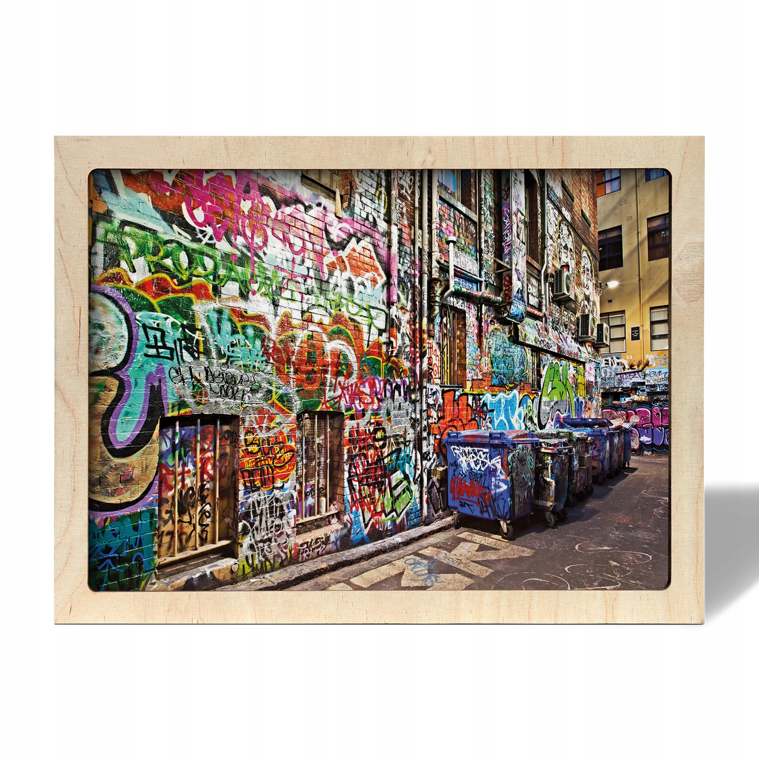Nástěnný fotoobraz rám Graffiti zdi ulice 70x50