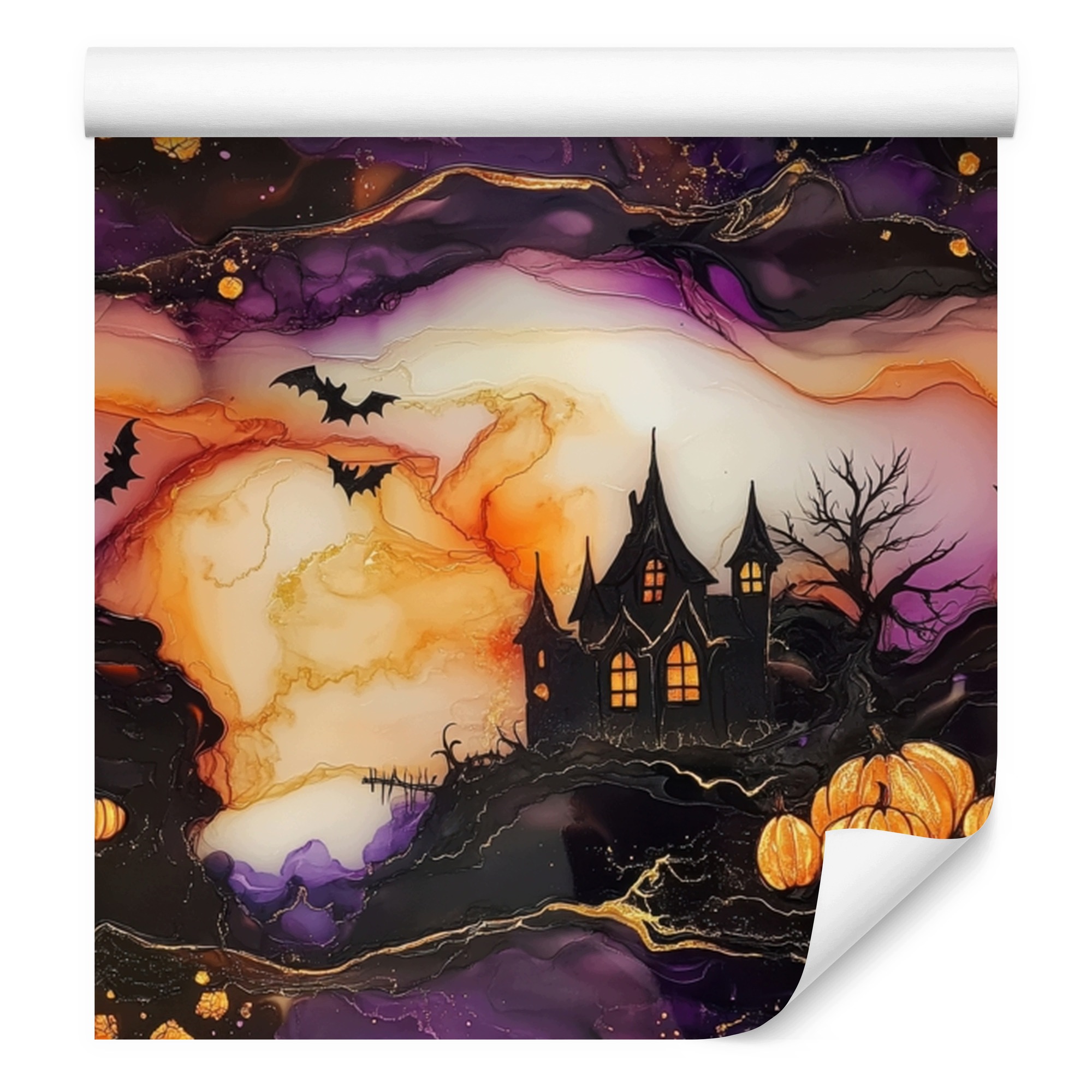 Tapeta Inkoust bordo a krém do obývacího pokoje a ložnice 50 x 1000 cm