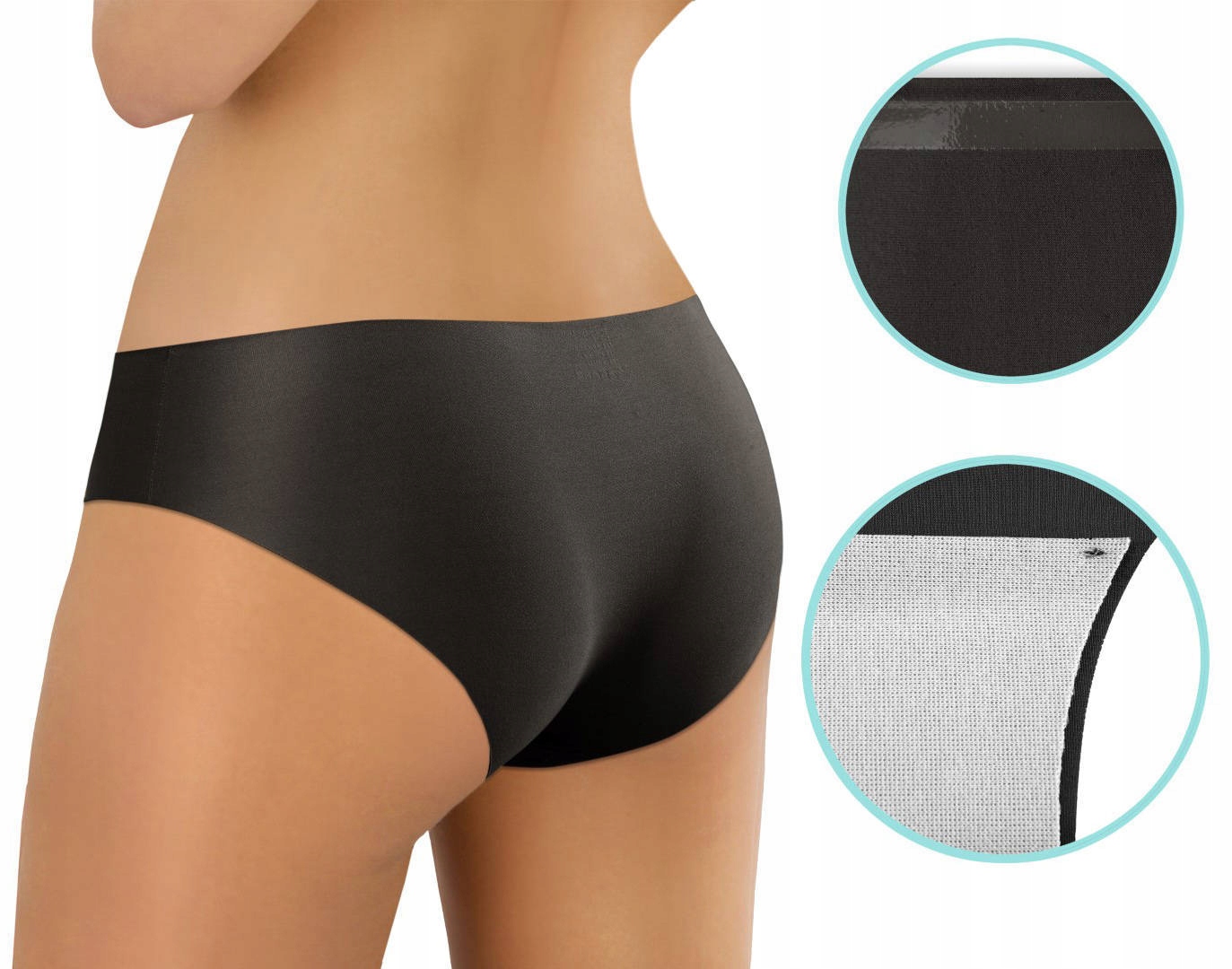 

Niewidoczne Figi bezszwowe z Silikonem Sesto Senso