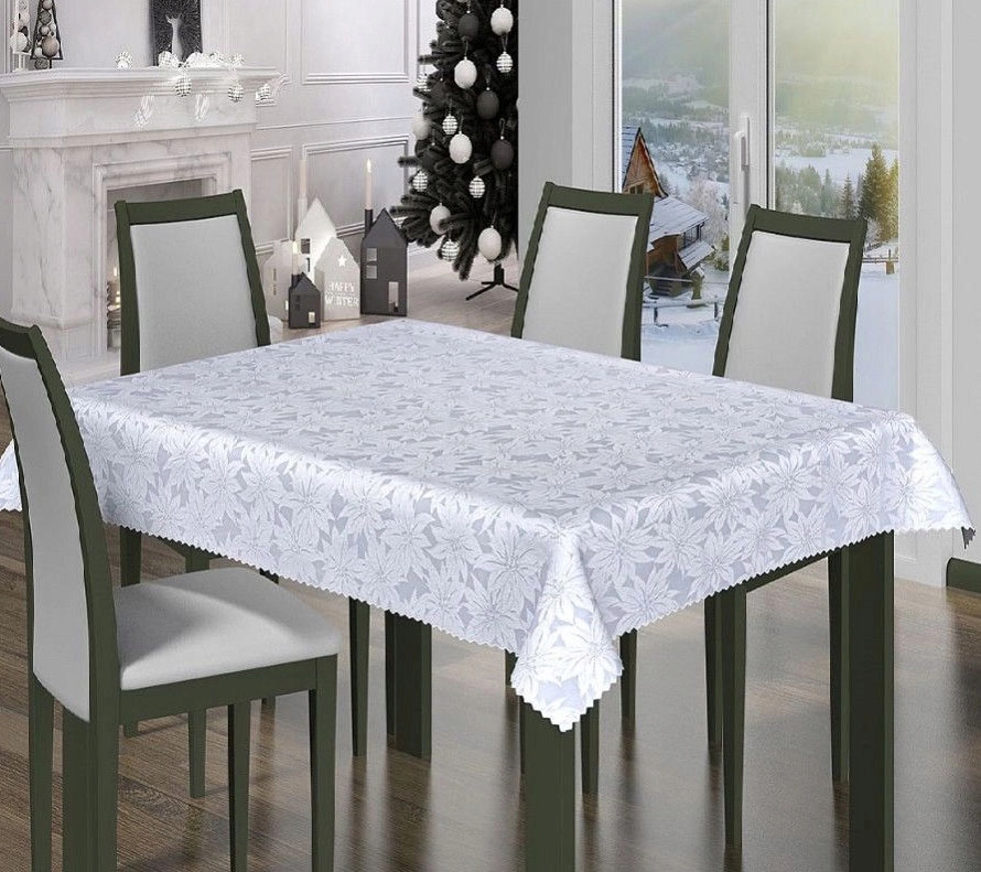 

Mg Obrus Gwiazda Biały 140x180 Święta plamoodporny