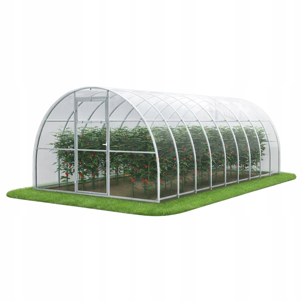 Skleník z polykarbonátu Zahradní tunel 3x6 m, profily 40x20, polykarbonát 5 mm
