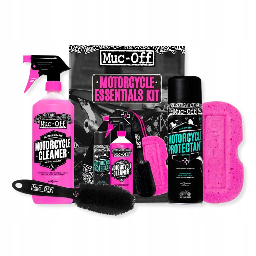 Zestaw Essentials Środki Do Czyszczenia Pielęgnacji Motocykla Muc-off