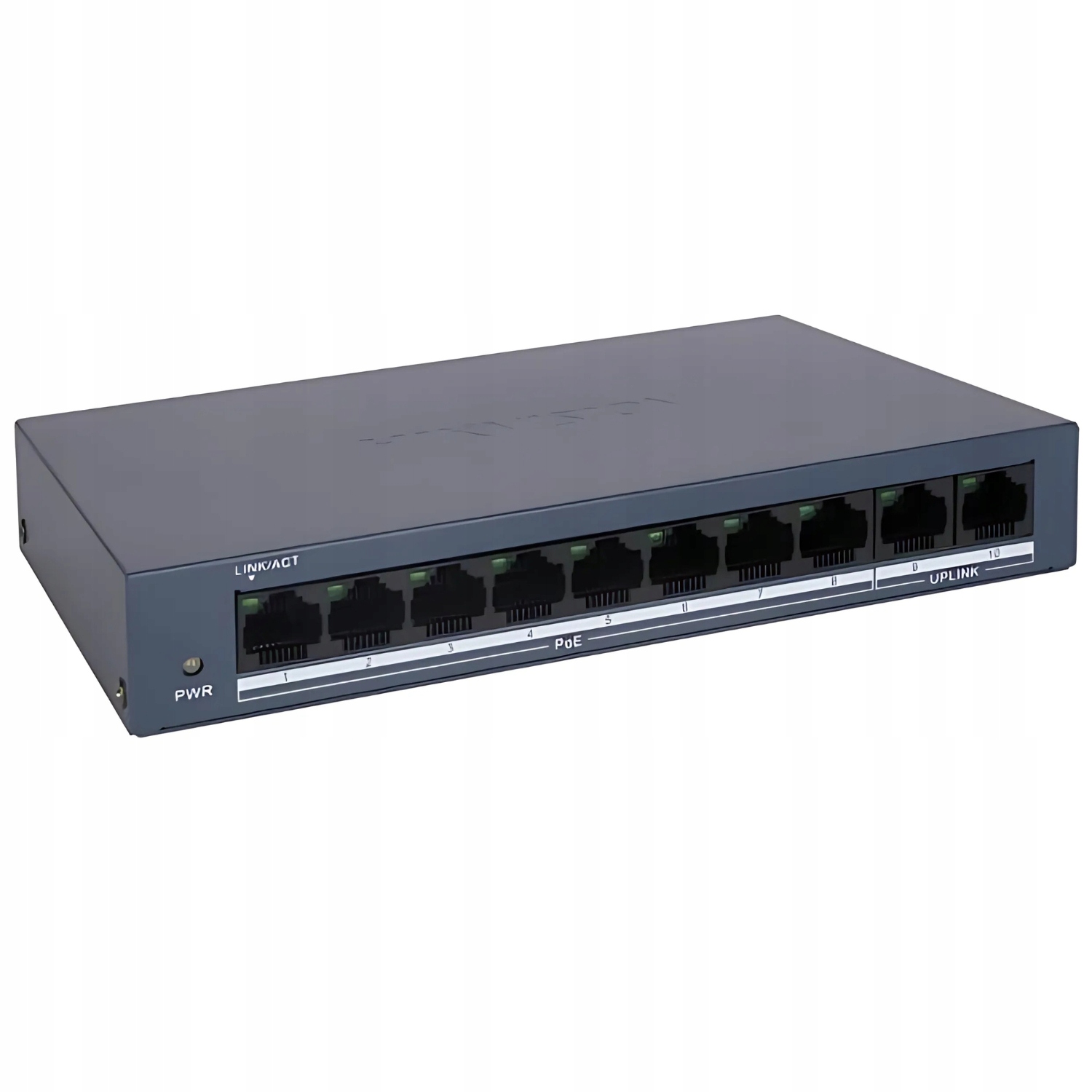 Zasilacz PoE x8 Switch Przełącznik Swich Hik Vision 8 Kanały Port Swith 60W
