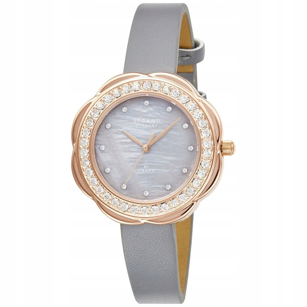 Dámské hodinky Strand S735LXVJVJ Zirkony šedé