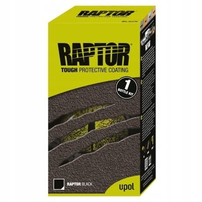 Защитный агент RAPTOR черный U-половина 1L + отвердитель
