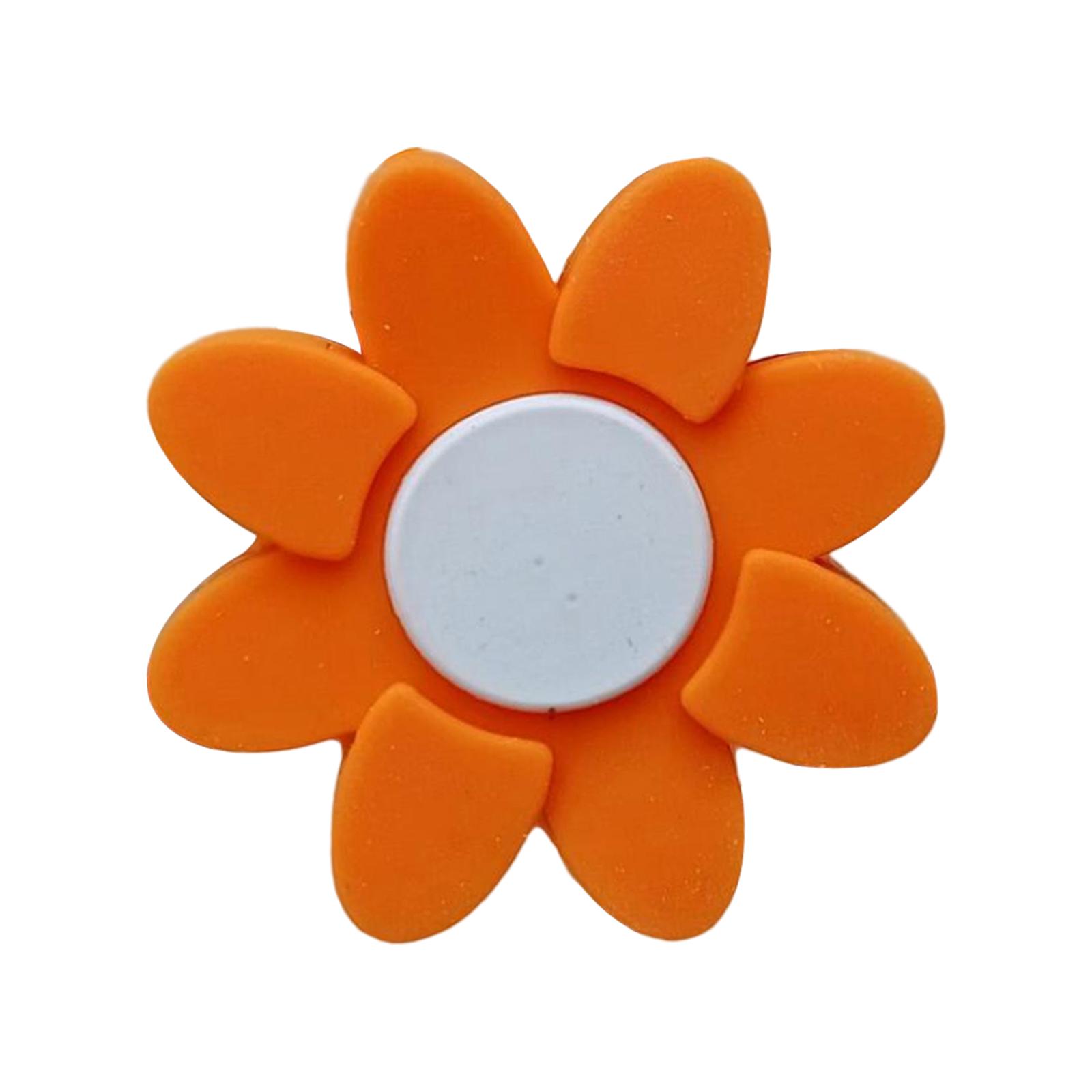 Silikonowy tłumik drgań rakiet tenisowych pomarańczowy Marka bez marki