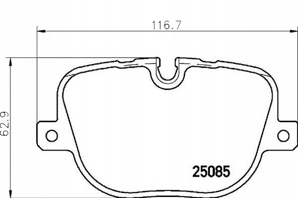KLOCKI HAMULCOWE RANGE ROVER III 09- 5.0 TYŁ BREMB