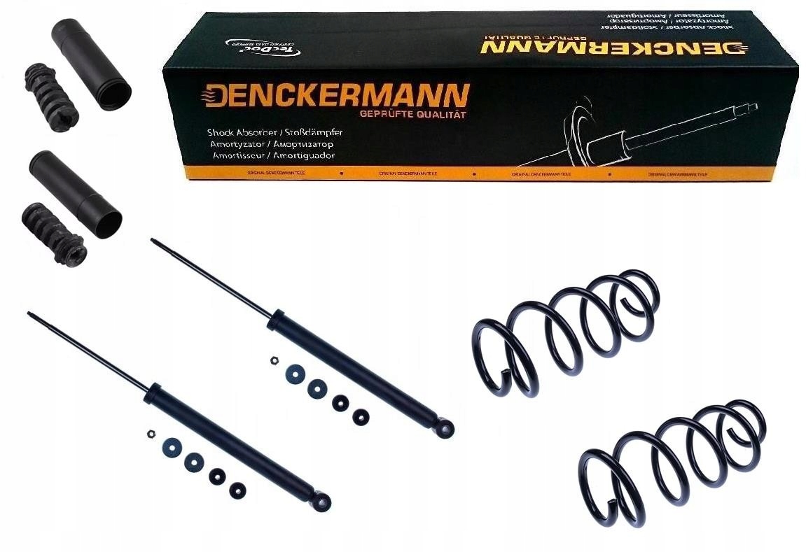 Tlumiče Krytu Odrazů Pružiny Dacia Duster 2WD 2010- Zadní Sada