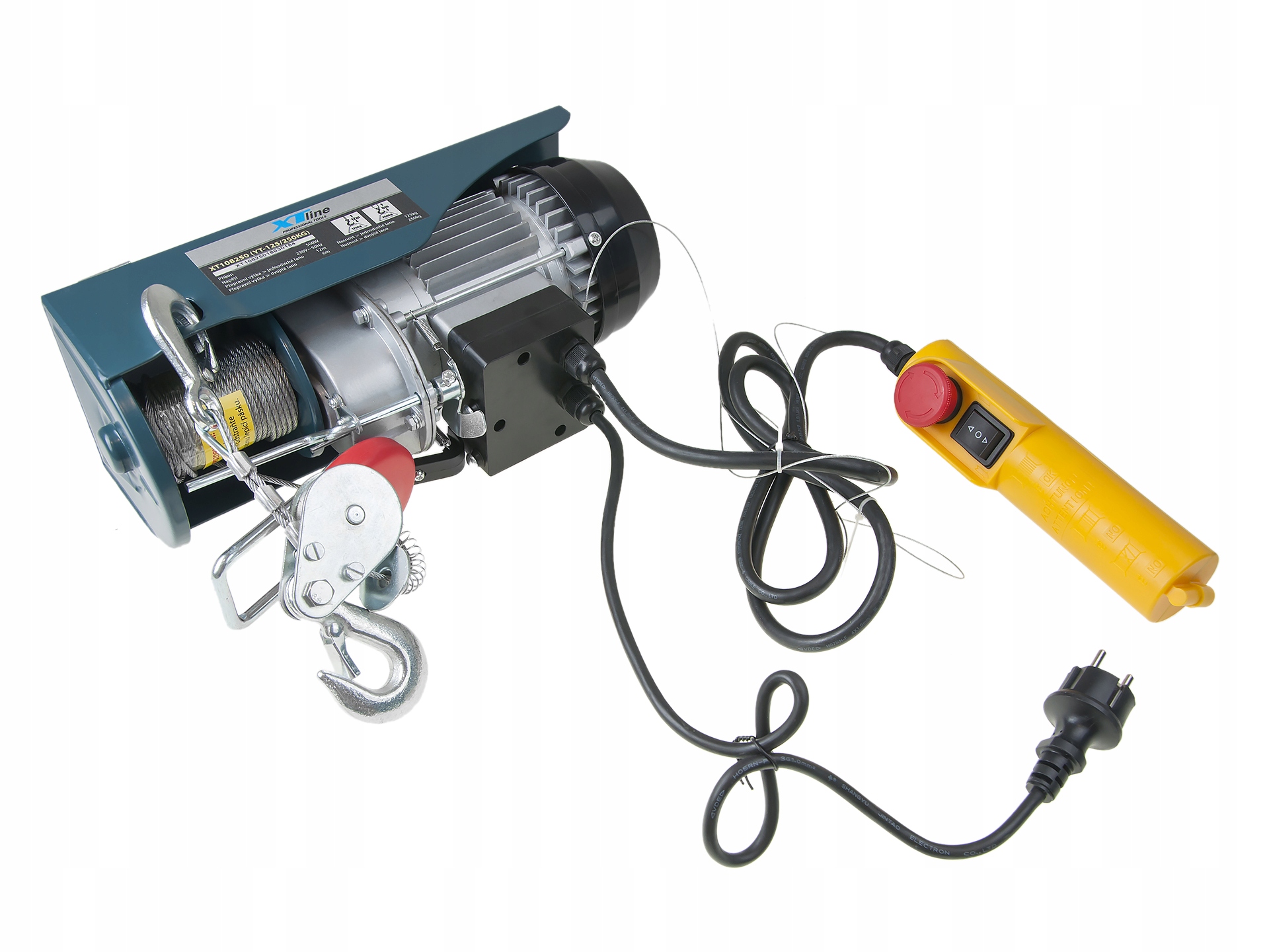 WYCIAGARKA WCIAGARKA ELEKTRYCZNA LINOWA 125 250kg Producent code XT108250