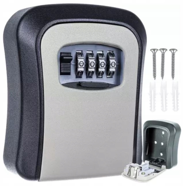 Skrzynka Na Klucze Kasetka Na Szyfr Kod Sejf Metal