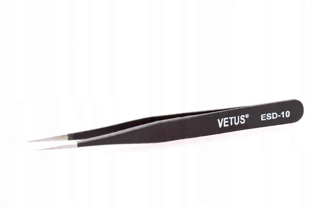 

Pęseta ESD-10 antymagnetyczna Vetus Ostra 122mm
