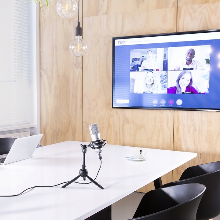 Mikrofon STUDYJNY USB PC/ STATYW/ GAMER/ YOUTUBE Stan opakowania oryginalne