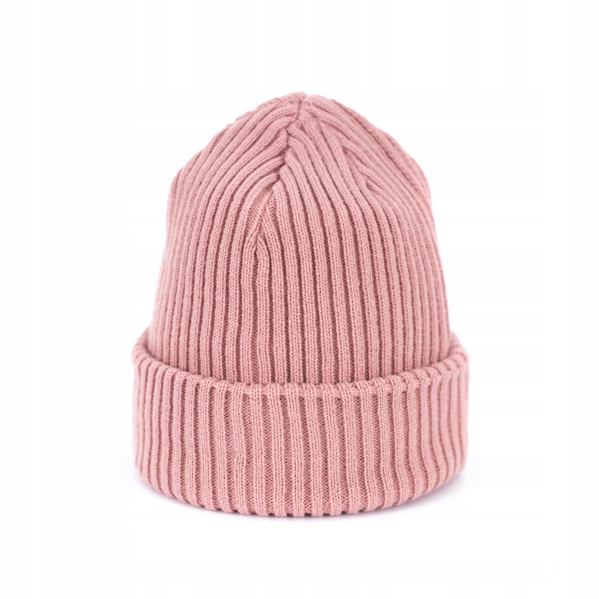 

Czapka wywijana beanie klasyczna miękka prążki