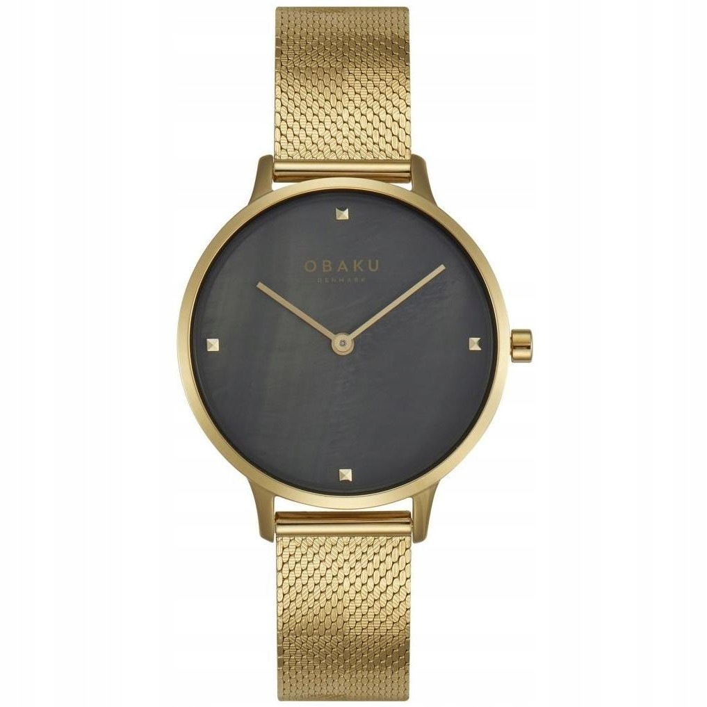 Dámské hodinky Obaku Denmark V295LXGBHG zlaté