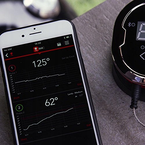 WEBER IGrill 2 Termometr Bluetooth z Aplikacją i Uchwyt Magnetyczny — miniatura 4