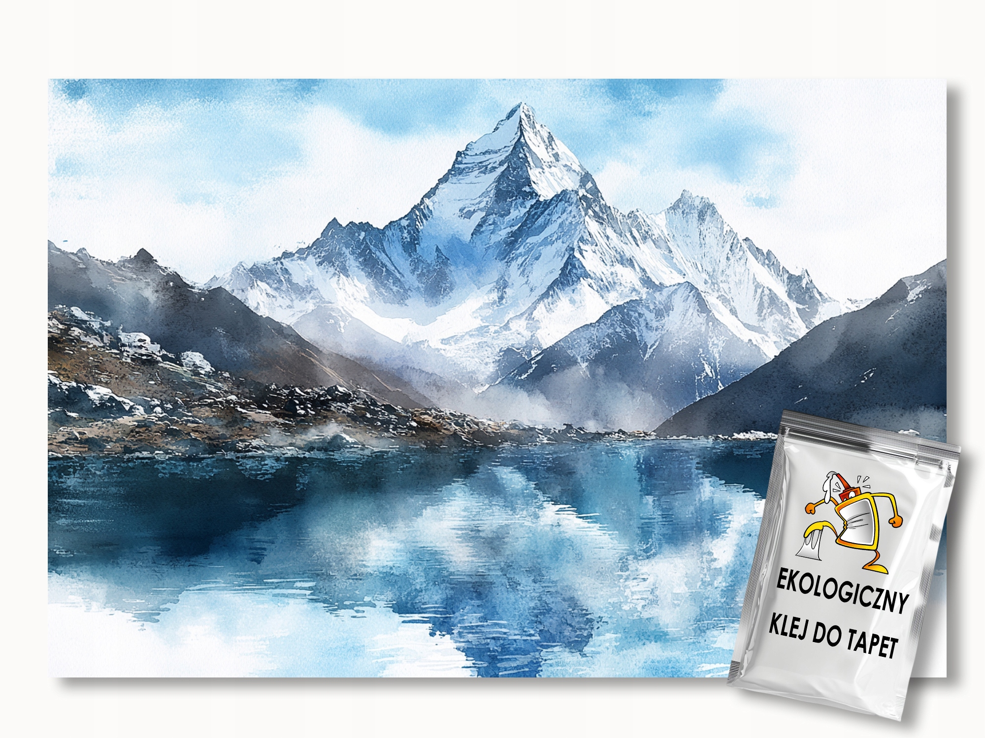 Fototapeta Flizelina Krajina Jezero Fiord Hora Vrchol Sníh 250x175 110g