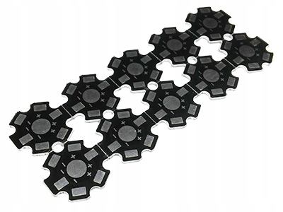 

Radiator Pcb do diod Power Led 10 szt. Czarny