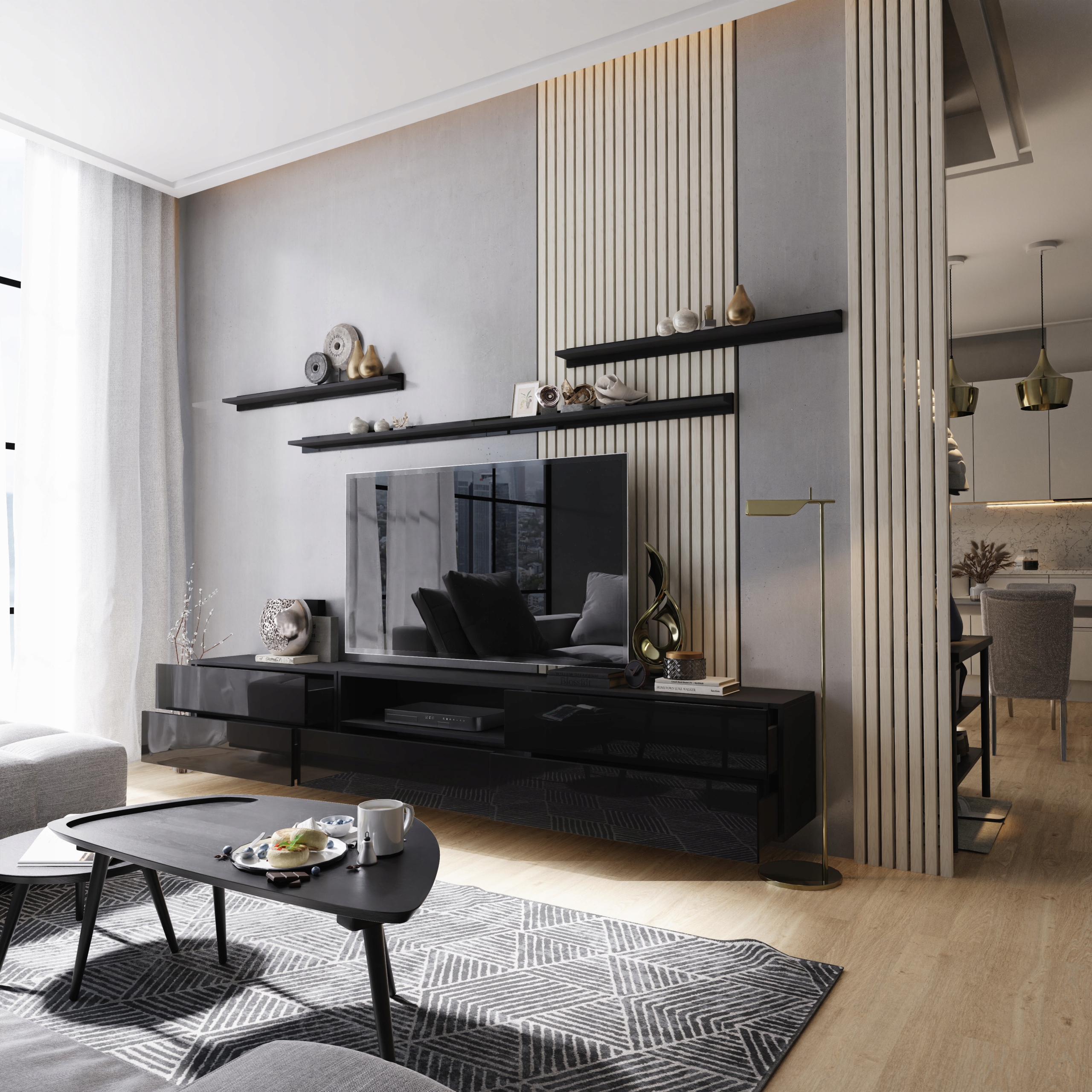 Nábytková Stěna Rtv Nábytek do obývacího pokoje FMB49 O-sofa