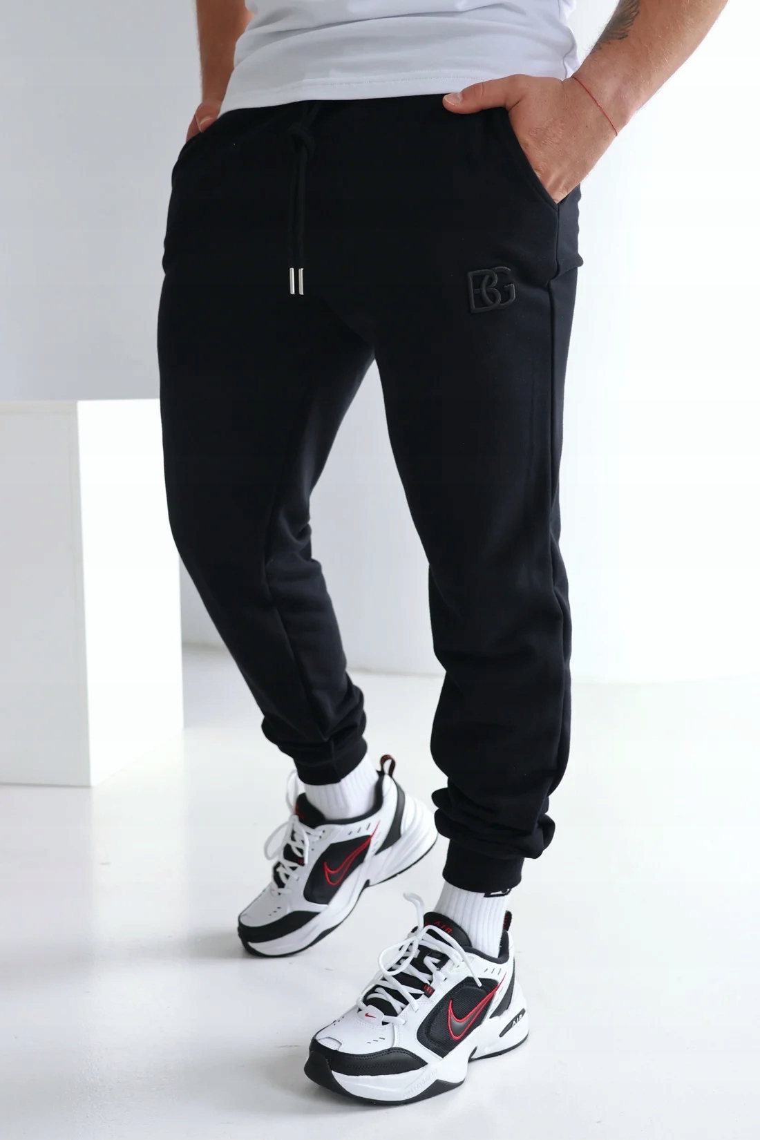 Pánské kalhoty Bg Brand černá-černá L