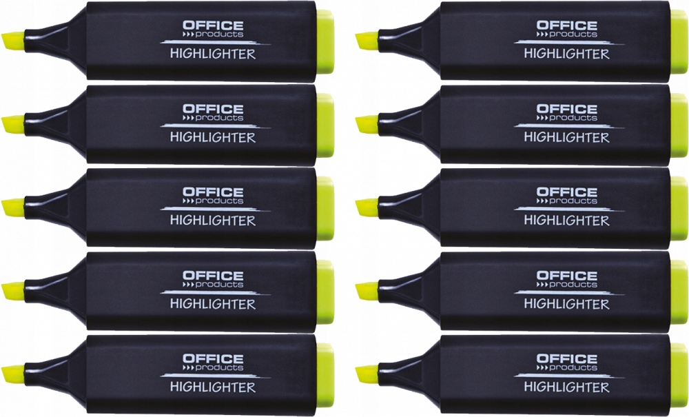 

Zakreślacz fluorescencyjny Office Prod żółty x 10