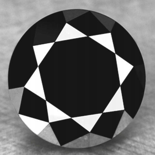 Moissanit Black 1,50ct Kalibrovaný 7,5mm DMS1072