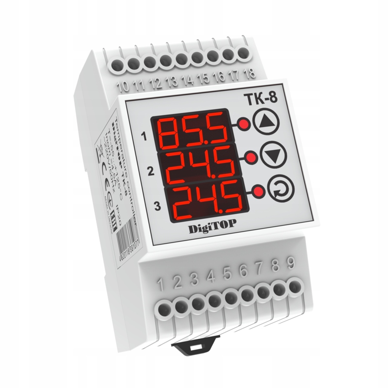 Termostat, Regulator Temperatury (Termoregulator) TK-8 DigiTOP