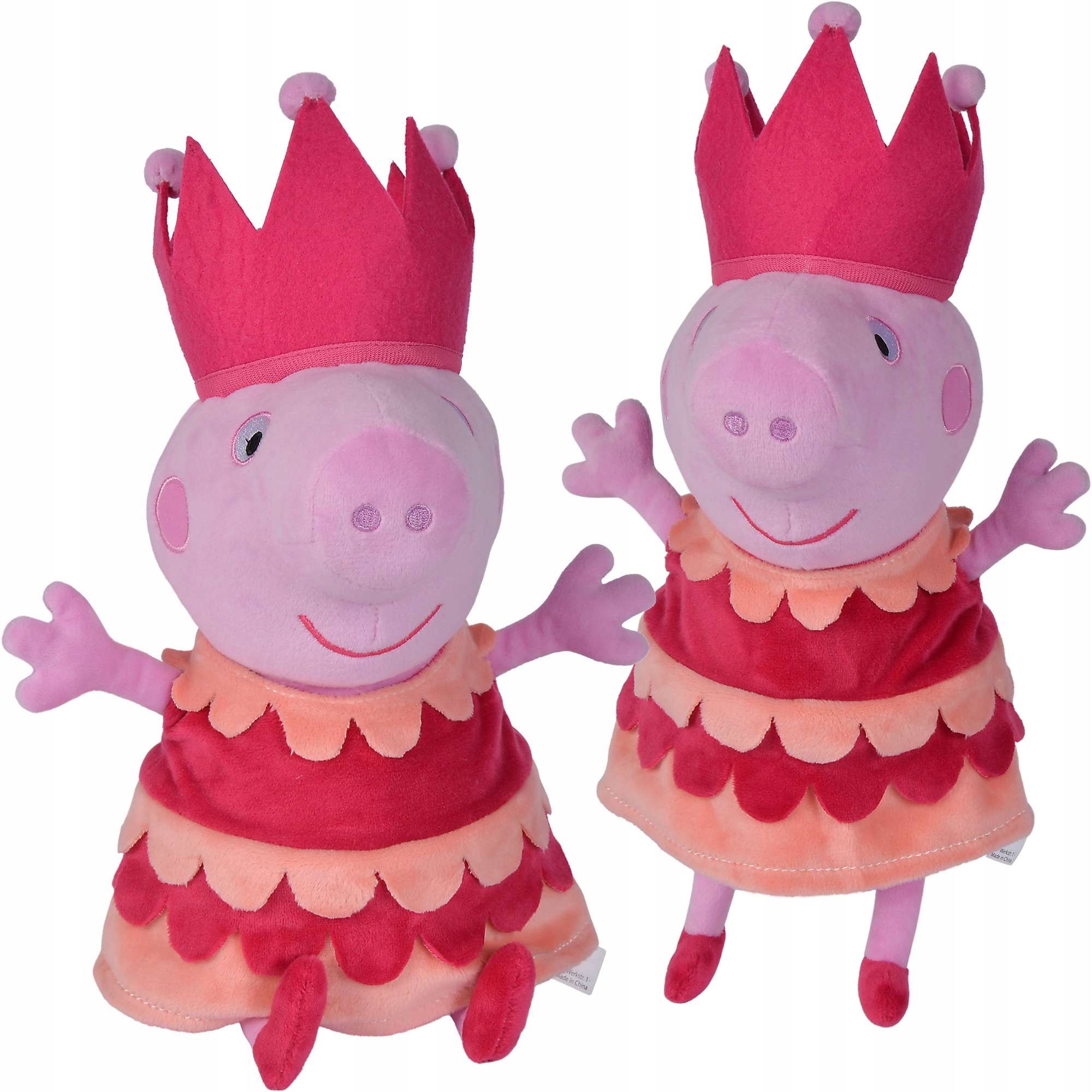 

Świnka Peppa Maskotka W Stroju Królewna Peppa 25CM