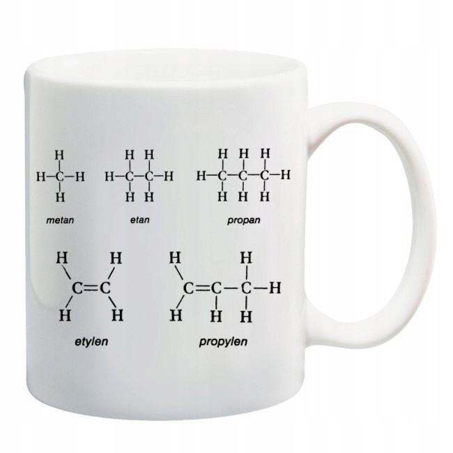 

Kubek metan etan propan chemik chemia student