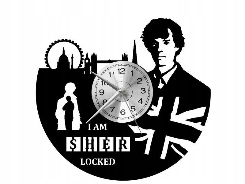 Sherlock Holmes Nástěnné Hodiny Výjimečný Nápad Na Dárek K Narozeninám Památka