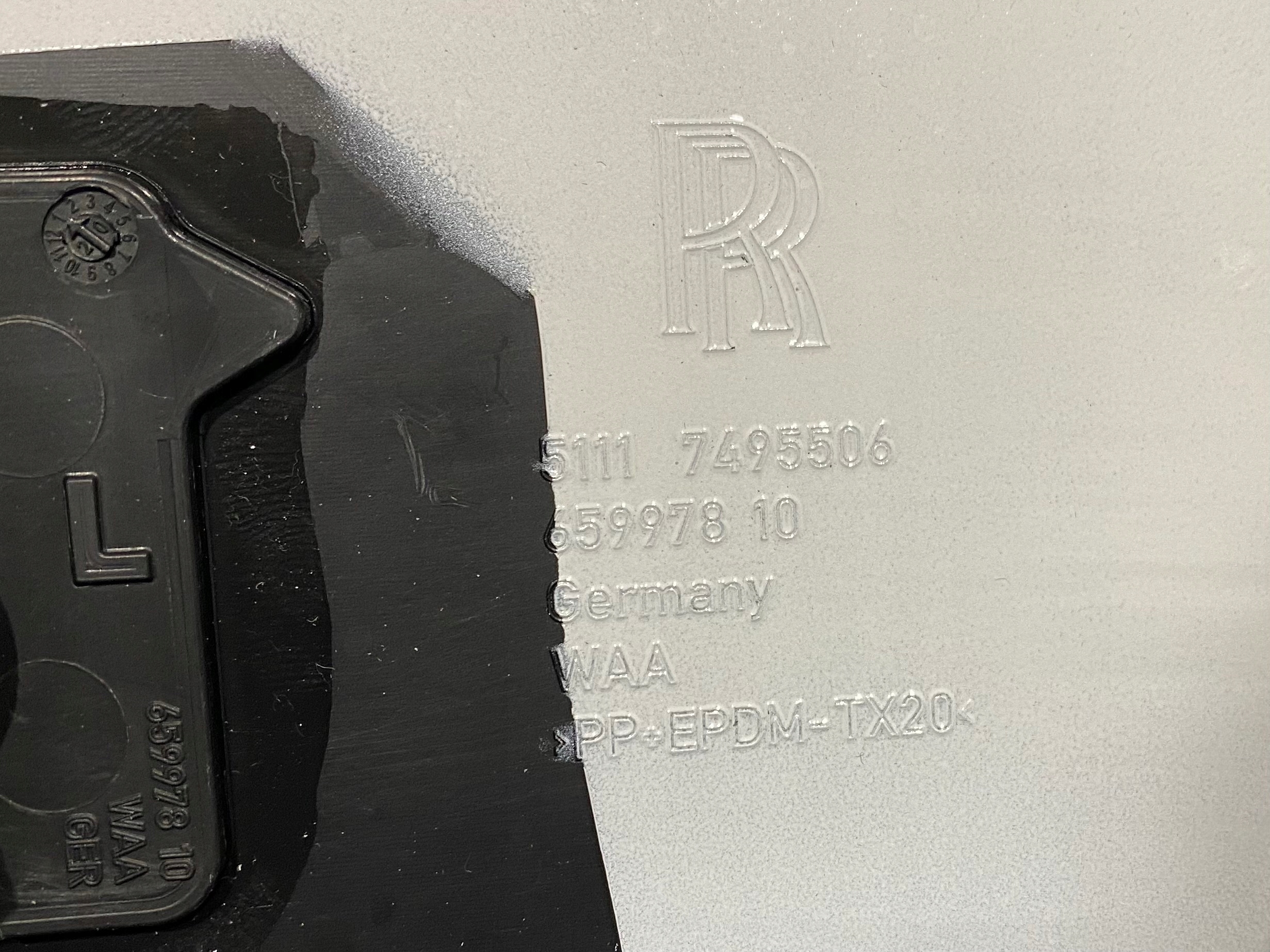 ROLLS GHOST BLENDE ABDECKUNG 51117495506, 7495513, 7495514