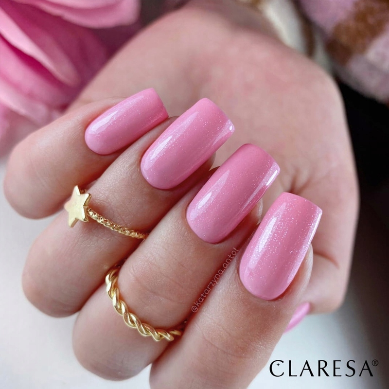 CLARESA Top Glitter Silver bez przecierania 5ml Rodzaj top