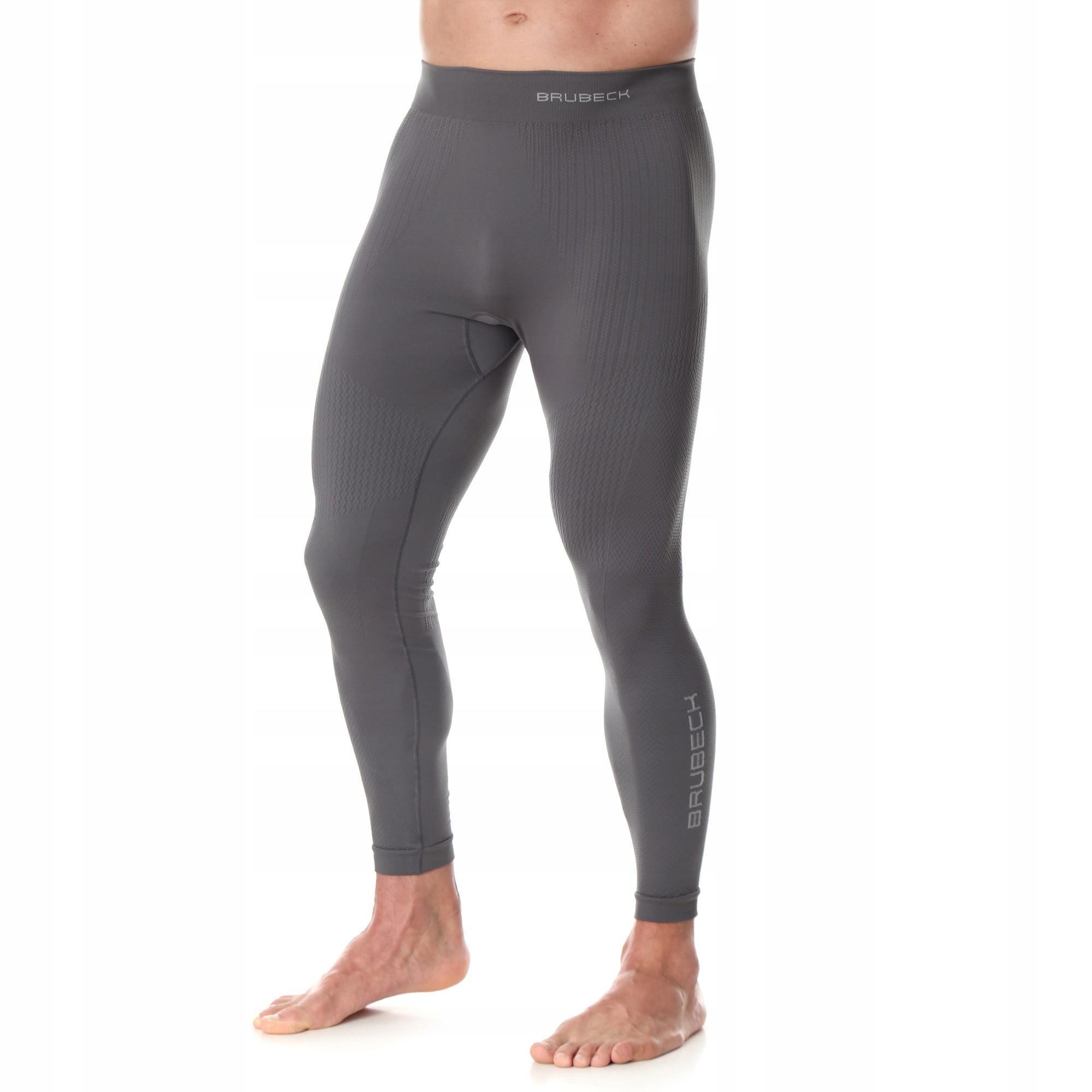 Legginsy męskie do biegania Brubeck Extreme Thermo Spodnie termoaktywne S