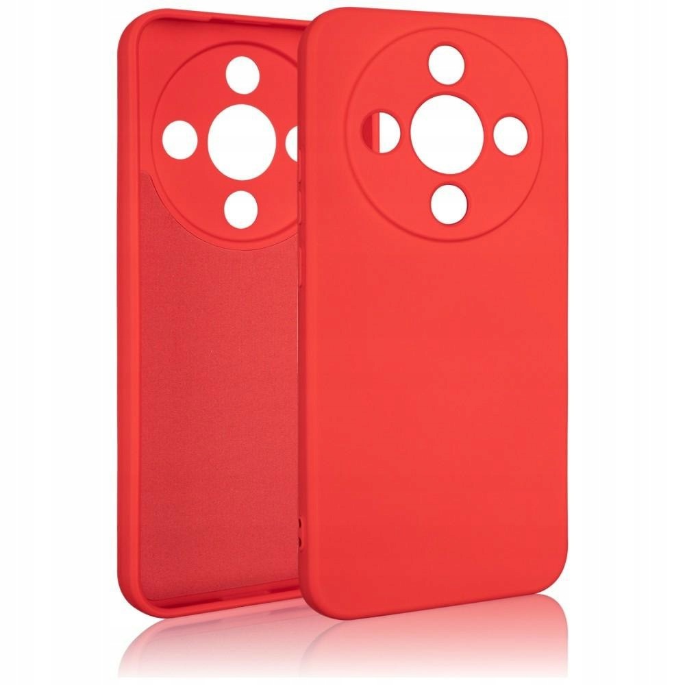 Etui Beline Silicone Honor Magic 8 Lite czerwony