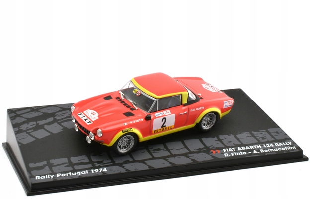 Fiat Abarth 124 Rally R. Pinto Portugalsko 1974
