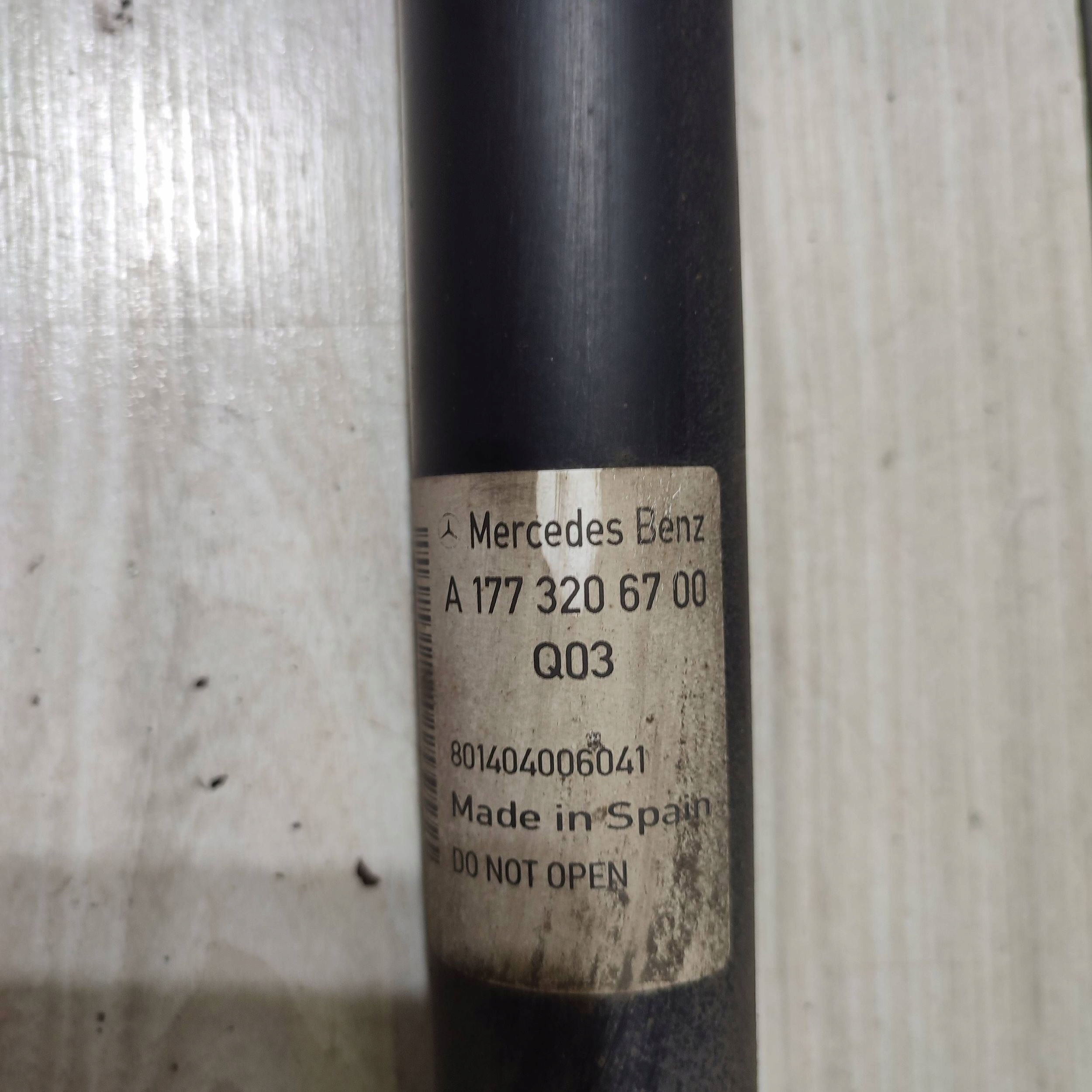 shock absorber rear left side Mercedes-Benz A W177 A1773206700