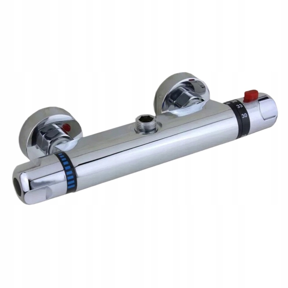 Kúpeľňová Termostatická Sprchová Batéria Nástenná Sada Termostat