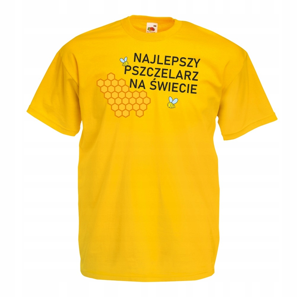 

Koszulka najlepszy pszczelarz XL żółta