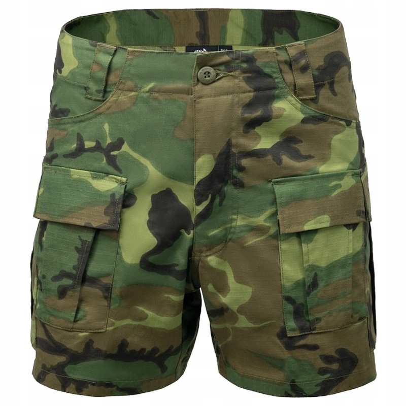 Pánské kraťasy vojenské kapsáče maskáčový Helikon-Tex Cargo Erdl M