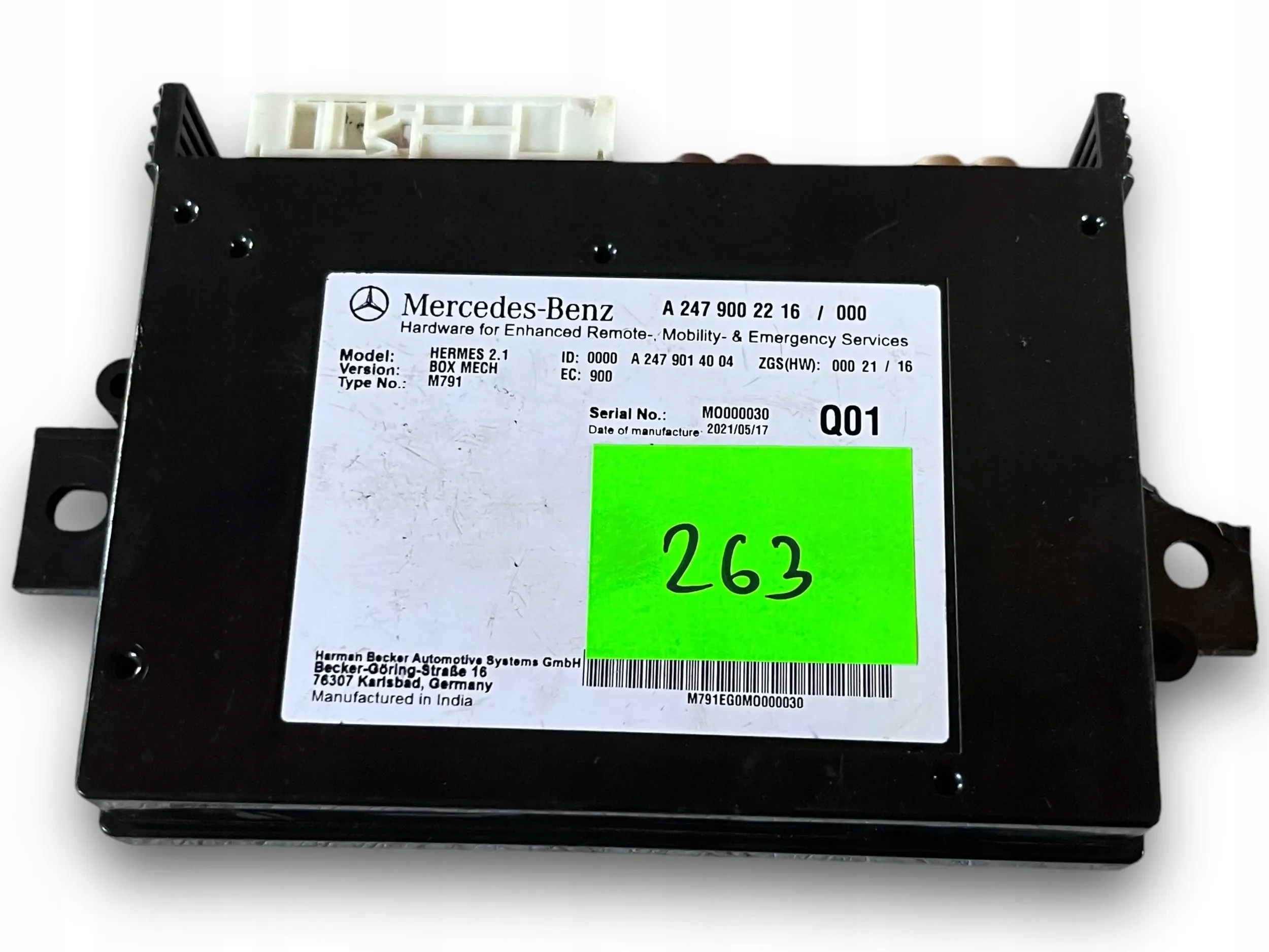 MERCEDES W247 control unit SOS 2479002216 @M