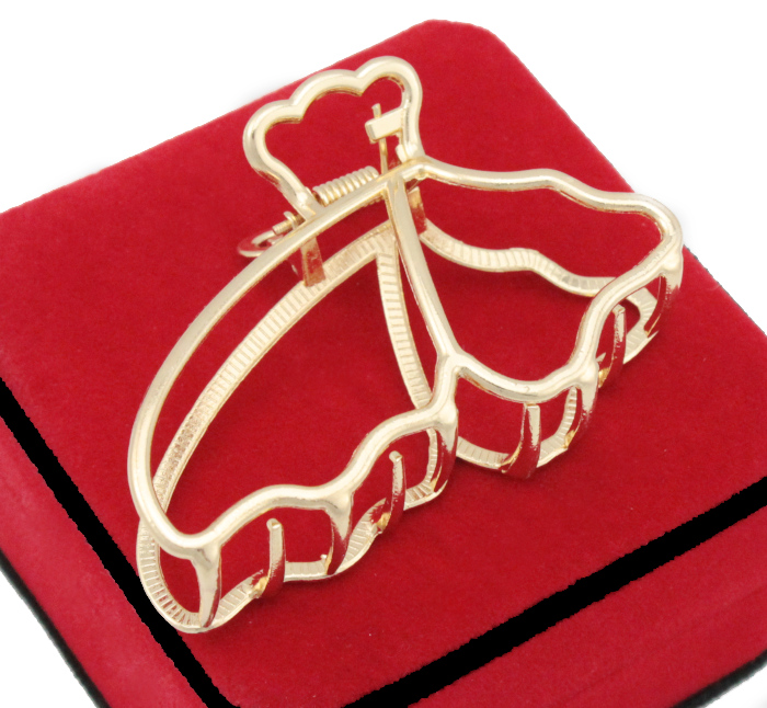 

Klamra Do Włosów Złota Metalowa Butterfly 8 CM