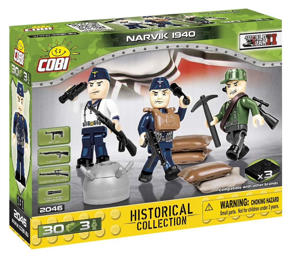 

Klocki Cobi 2046 figurki Narvik 1940