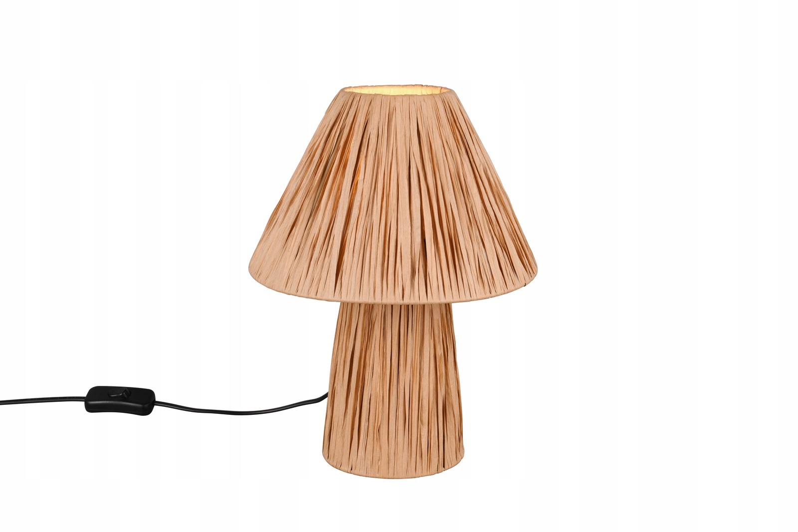 Stolní lampa boho papírová houba 2xE14 10W hnědá Anea Rl