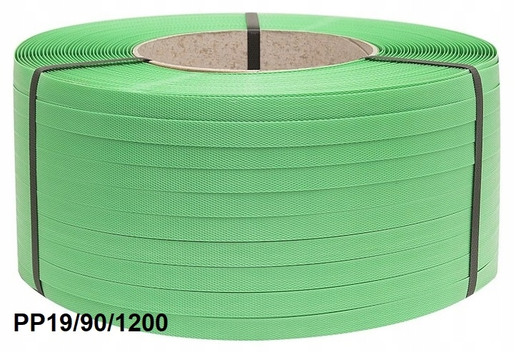 19 mm 1200 m Pp Páska Pro Spínání Balení Palet Balíků Zelená