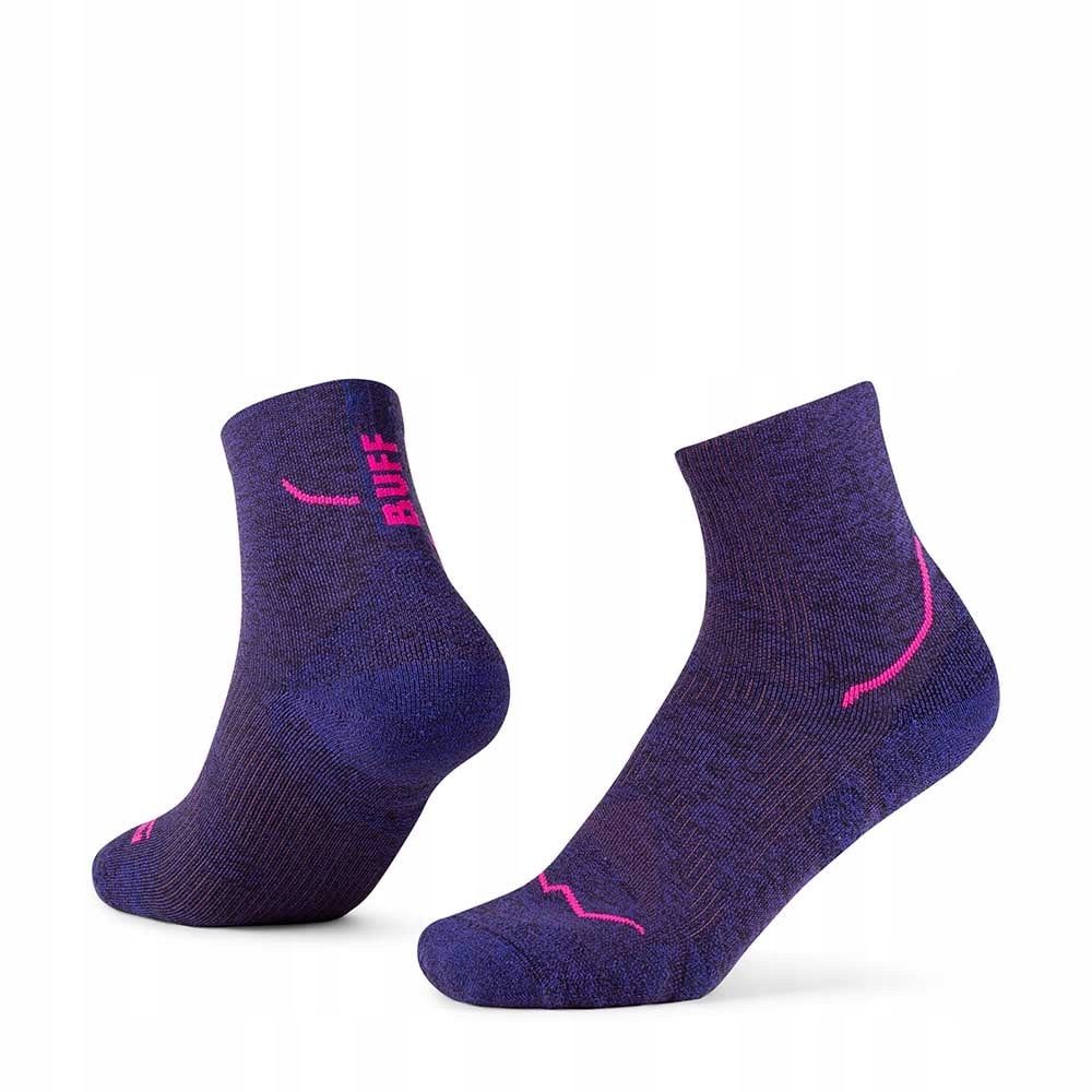 Skarpetki do biegania Buff Dryflx Quarter BU137790-740 45-47