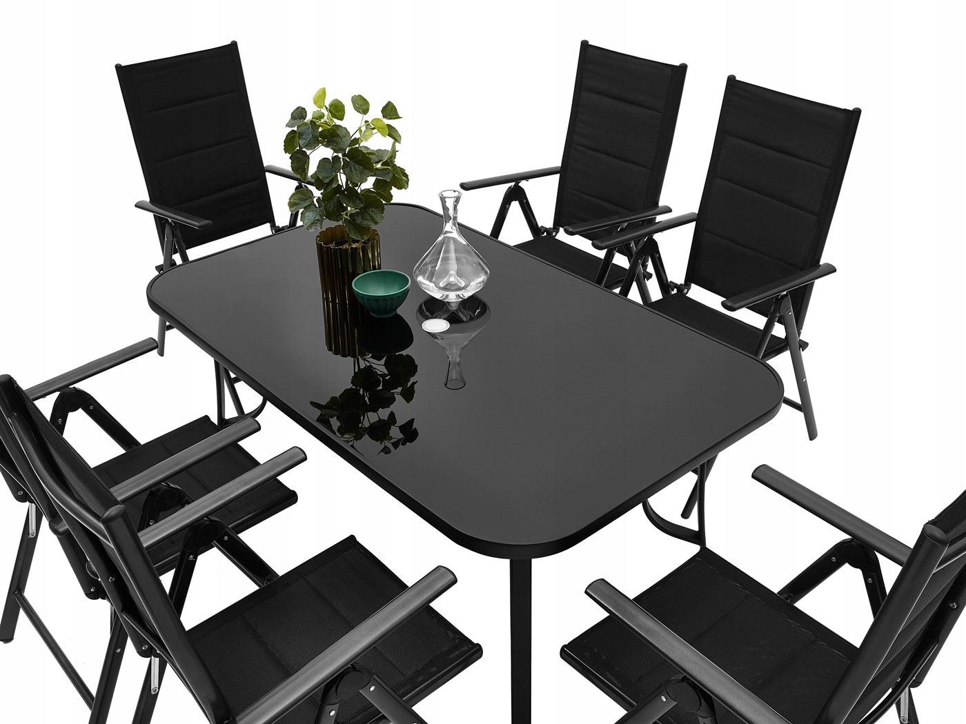 MEBLE OGRODOWE TARAS 6 KRZESEŁ OGRODOWY ZESTAW