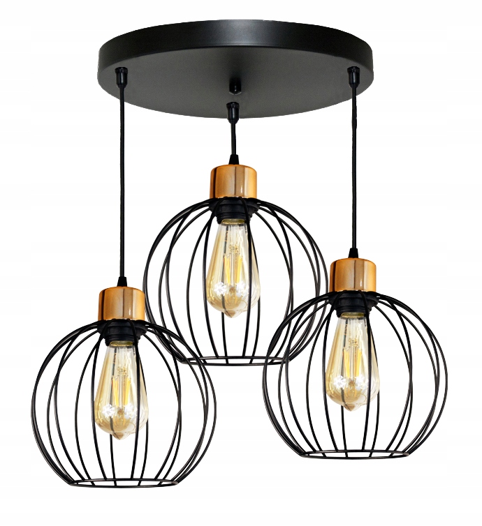 Závěsná Lampa Stropní Lustr Koule 3 Nad Stůl