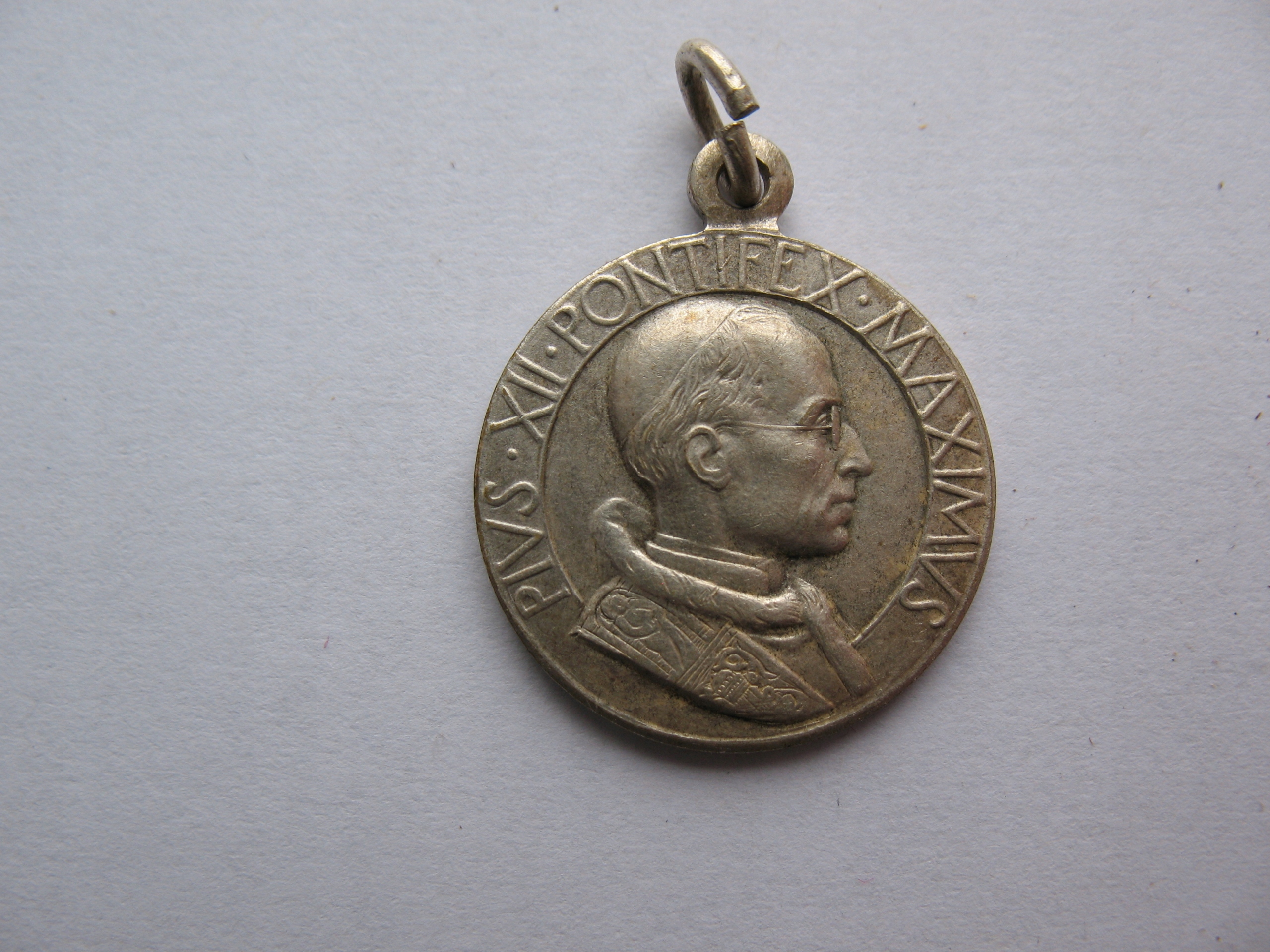 OJCIEC ŚWIĘTY PAPIEŻ PIUS XII stary MEDALIK