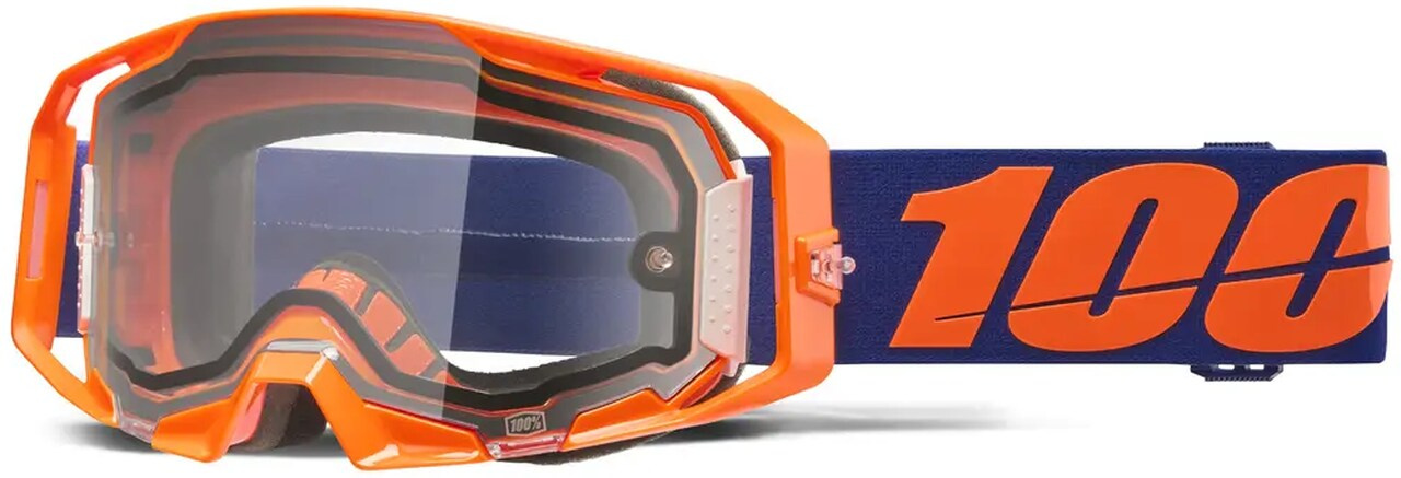 100 % ARmatic Enduro Orange číre Okuliare
