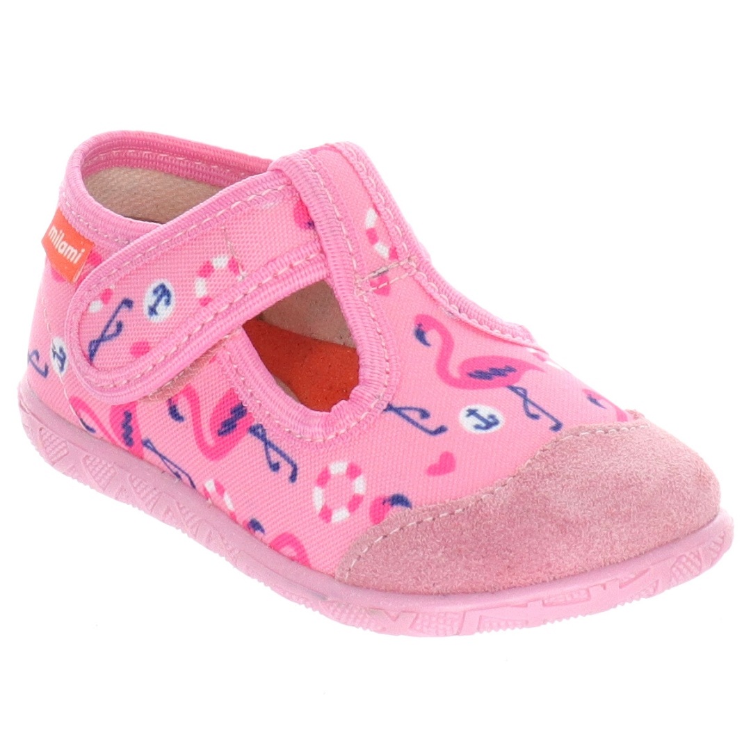 Kapcie, buty dziecięce Milami 112-BR-71-PINK