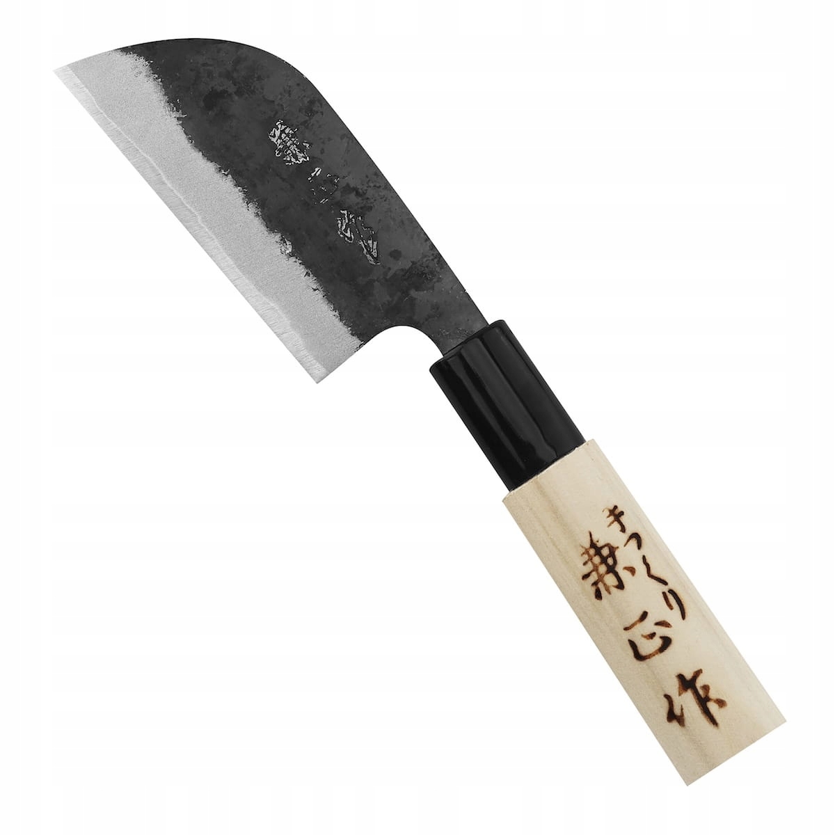 Kanetsune Shirogami#3 Kurouchi Japonský kuchynský nôž Kawa-Muki 60-61HRC 8 cm